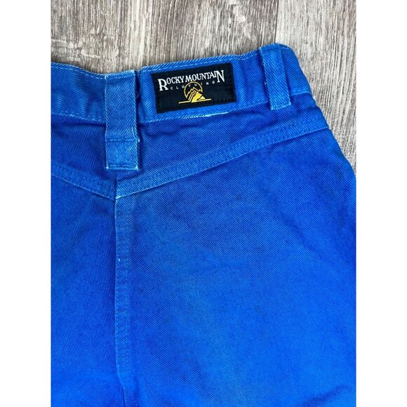 Vintage Womens Rockies Western High Rise Mom Royal Blue Denim Jeans Size 5/27 - Picture 12 of 13